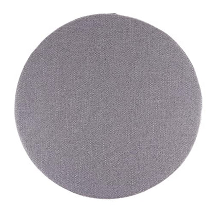 6cm Portable Round Yoga Meditation Cushion - Weight Breathable Linen, Perfect for Home and Outdoor Exercise - Gray