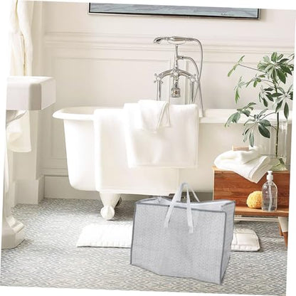 ABOOFAN Clothes Storage Bag Zipper Large Storage Bag for Wardrobe Closet Organizer Non-woven Foldable