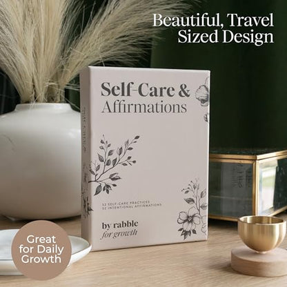 Self-Care and Affirmations Deck - 52 Affirmations and 52 Self Care Exercises