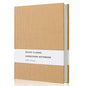 A5 Hardback Notebook Journal, Thick Classic Notebook, Hardcover Executive Notebooks, Plain Basics Journal, 296pp, 80gsm, 8.4 x 5.7 inch (Kraft)