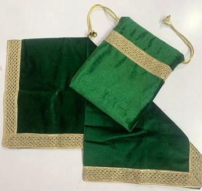 SMMS Spiritual Velvet Table Cloth Altar Tarot Spread (Green, Small- 46cm*46cm/ 18inch*18inch) - color: Green, size: Small- 46cm*46cm/ 18inch*18inch