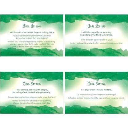 Really Good Stuff Self Care Reflection Cards-Mindful Thinking, Positive Affirmations, Meditation Techniques to Manage Emotions and Feelings for Kids and Adults - style: Self Care Cards