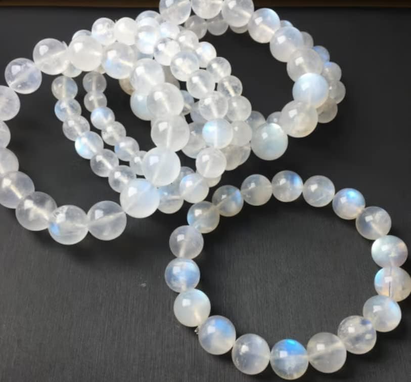 Single-pack of pure gemstone bracelets… - color: Blue-Moon-8MM