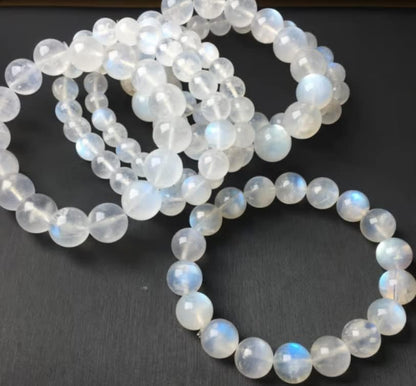 Single-pack of pure gemstone bracelets… - color: Blue-Moon-8MM