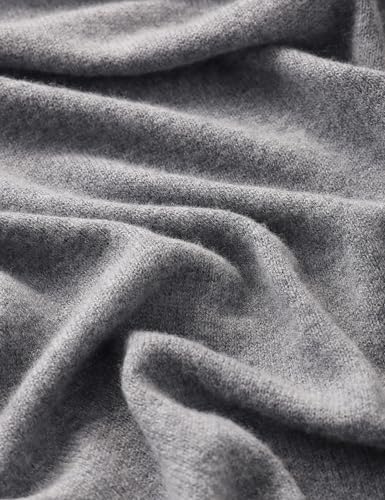 Soft Cashmere Blend Wrap Chic Scarf Stole for Women Wayfarer Travel Extra Large 87"x28" - color: Dark Grey