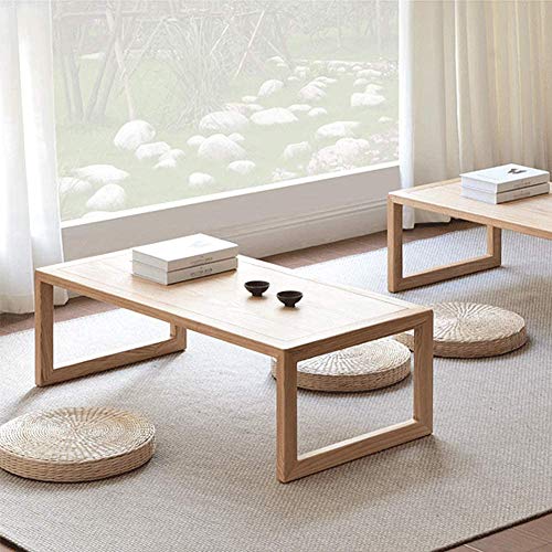 GOTOTOP Round Tatami Floor Cushion for Meditation, Handwoven Straw Seat Pillow for Yoga and Living Room Décor, Soft Padded Round Mat 15.75 Inch