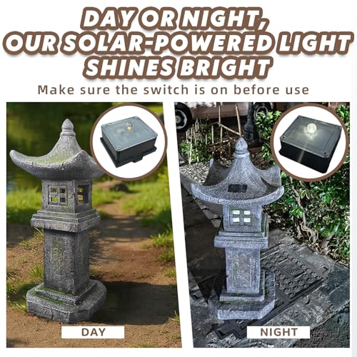 Solar-Powered Pagoda Lamp - style: Pagoda03