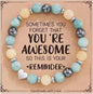 Beaded Bracelets, Natural Stone Bead Bracelet - color: LCS Multicolour 21398