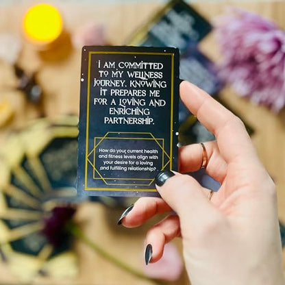 Ready for Love - Affirmation Journal Prompt Card Deck for Self-Reflection to Remove Internal Blockages + Inspire You to Reach Your Highest Potential and Manifest Your Dream Life