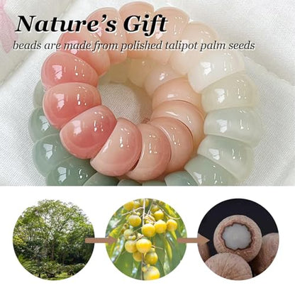 Bodhi Seed Fidget Bracelet Natural Anxiety Relief Stress-Reducing Bracelet for Men & Women Healing, Calming, & Protective Stretch Beaded Jewelry