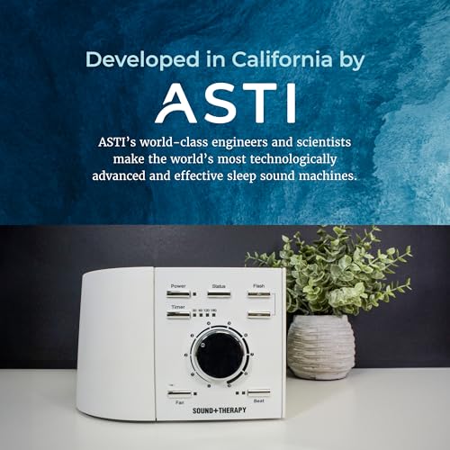 Adaptive Sound Technologies Sound + Therapy - Comprehensive Therapy Experience for Optimal Sleep Environment - Gamma Light & Soothing Noise - Precision Volume Dial - Relaxation Support