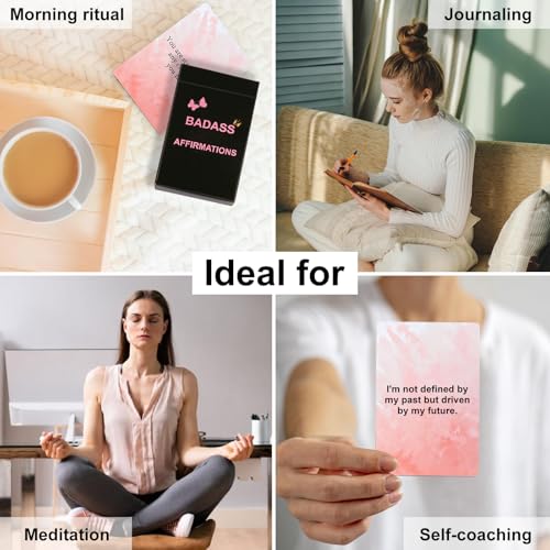Badass Affirmation Cards – Unique Motivational and Inspirational Gifts for Women
