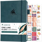Clever Fox One Line A Day Journal – 5-Year Memory Notebook – Daily Time Capsule Diary for Women & Men –Five-Year Day-by-Day Planner (Deep Sea) - color: Deep Sea