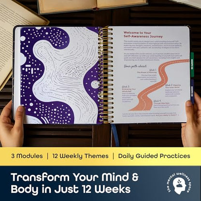 SHINE: A Guided Transformation Journal by Dr. Tracey Marks | 12-Week Mental Health, Gratitude & Self-Care Workbook for Women & Men | Mindset Reframing Prompts, Affirmations, Emotion Wheel | Vol 1