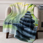 Zen Meditation Stone Lake Flannel Fleece Throw Blanket, Nature Landscape Still Life Blanket Lightweight Soft Warm Blankets for Couch Bed Sofa Living Room All Season Use, 30x40in - size: 30x40in