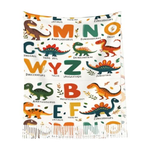 Supdreamc Cashmere Feel Scarf Soft Women Warm Cozy Scarves Multiple Colors - color: Picture (187)