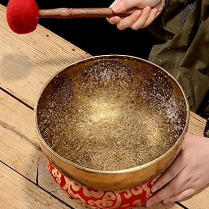 Copper Bowl Tibetan Singing Bowls Meditation Sound Bowl Handmade Bowl Sound Bowl Yoga Healing Copper Bowl Meditation Bowl Ornaments Bowl,C - color: C