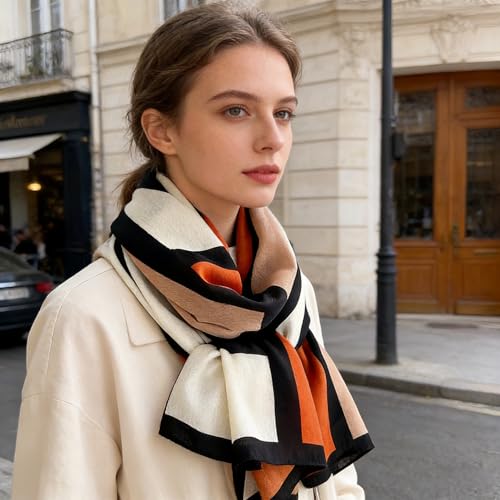 Women Scarf Neck Scarves Headscarf Fashion Scarves Long Lightweight Shawls for Women BA23 - color: Ba233