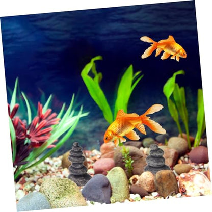 20pcs Stacked Rock Decor Japanese Zen Garden Ornaments for Indoor Outdoor Decor