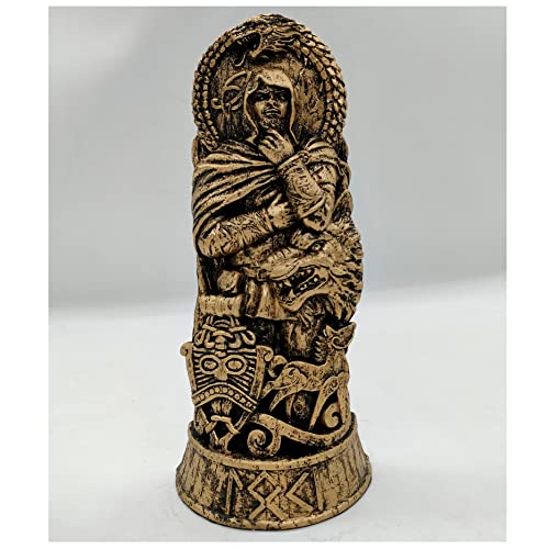 Loki Statue Norse Gods Statues Viking Statue Norse Mythology Gifts Resin Figurines Scandinavian Pantheon Ornaments Home Table Decorative - color: Loki