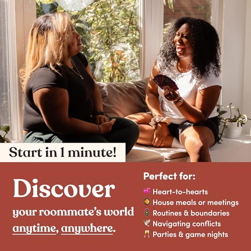 Roommates are Human | 140 Conversation Cards to Help You Get to Know Your Roommates | A Card Game for Discovering How to Live Well Together | Relationship Card Game for 2+ Players - style: Roommates Are Human