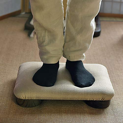 Solid Wood Meditation Bench, Japanese Kneeling Stool,Dharma Meditation Bench, Soft Solid Wood Bag Foot Stool