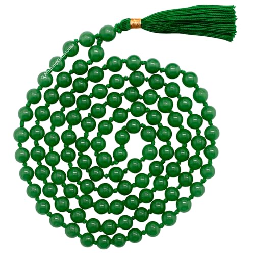 Amazing Gemstone Green Aventurine Mala - Knotted - color: Green Aventurine, style: Knotted