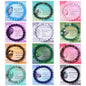 FIRAZIO 12PCS 6mm 8mm Gemstone Beaded Bracelets for Women Semi-Precious Natural Crystal Bracelets Round Beads Gemstones Stretch Bracelet Jewelry Gift - style: 8MM