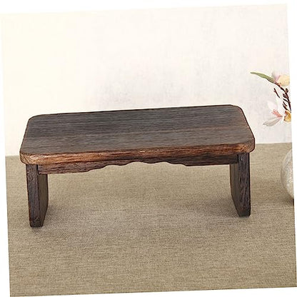 Wooden Meditation Bench for Yoga Headstand Small Stool Zen Stool for Adults