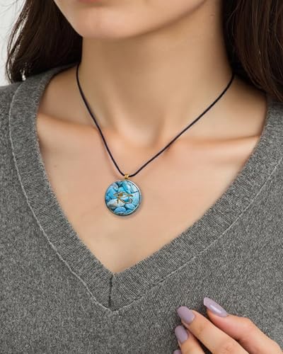 Day Day Up Tree of Life & OM Symbol Orgone Pendant Necklace – Chakra Balancing Energy Jewelry for Meditation - style: Style 1