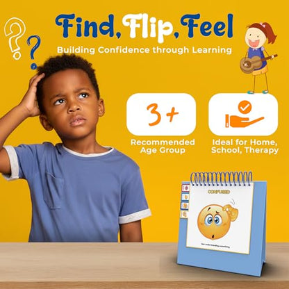 I Know What to Do Flipbook | Emotions Wheel & Feelings Chart | Emotional Regulation Tool for Home, Class, or Calm Down Corner | Helps Kids Learn Coping Skills | Autism Must-Have