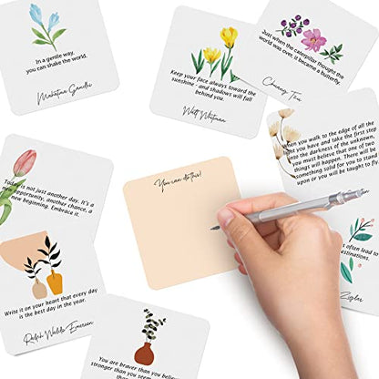 Dessie 60 Motivational Encouragement "You Can Do This" Cards - size: 3.5 x 3.5 inches, style: You can do this