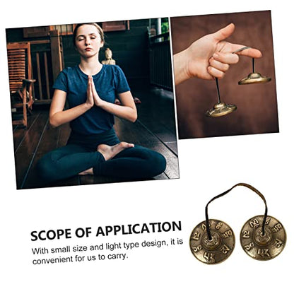 1Pc Handmade Copper Cymbal Bell for Meditation Yoga and Spiritual Practice Premium Quality Tingsha Bells for Mindfulness and Sound Healing for Loved Ones