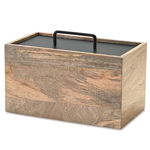 Posh Living Storage Box, Brown, Size (W x D x H): Approx. 10.4 x 6.5 x 6.5 inches (26.5 x 16.5 x 15.5 x 15.5 x 41346 cm)