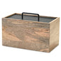 Posh Living Storage Box, Brown, Size (W x D x H): Approx. 10.4 x 6.5 x 6.5 inches (26.5 x 16.5 x 15.5 x 15.5 x 41346 cm)