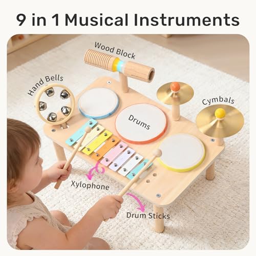 Building Table & Morandi Drum Rhythmic Bundle