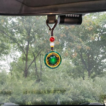 Day Day Up Orgonite Necklace - Sri Yantra Rotatable Pendant For Anti Stress Anxiety & Meditation - Malachite And Tiger Stone For Spiritual Healing & Positive Energy - color: Style 4