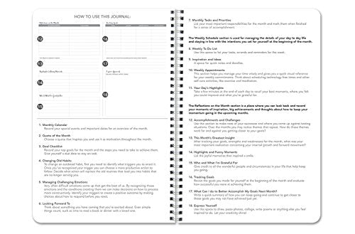 BookFactory Inspiration Journal/Gratitude Journal/Planner/Calendar/Agenda, 120 Pages - 6'' x 9'', Durable Thick Translucent Cover, Wire-O Binding (Made in USA) - size: 6" x 9", style: Inspiration