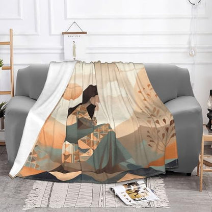 Ultra-Soft Micro Fleece Blanket Lightweight Flannel Fuzzy Blanket Meditation Throw Blanket 40"x30" Warm Cozy Plush Blanket Air Conditioning Quilt Large Fleece Blanket for Bed Couch Sofa - size: 40"x30"