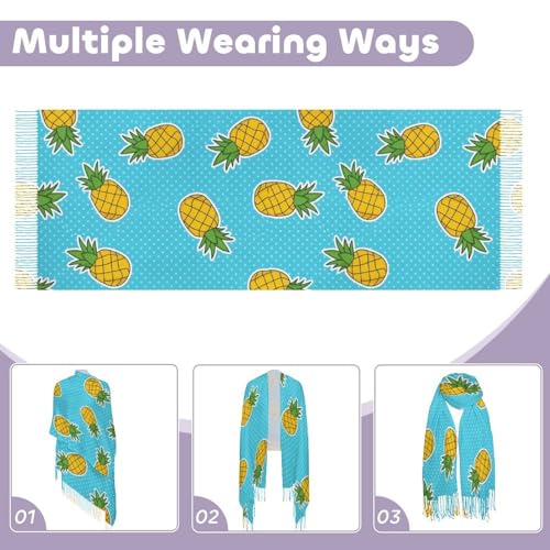 Autumn Winter Pashmina Shawls Wraps Scarf for Woman Girl - color: Picture (618)