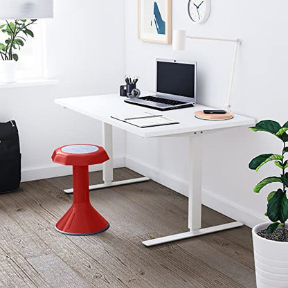 ECR4Kids ACE Active Core Engagement Wobble Stool, 18-Inch Seat Height, Flexible Seating, Red - color: Red