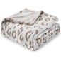 Flannel Fleece Cheetah Print Throw Blanket for Women, Lightweight Super Soft Cozy Plush Blanket, 50 x 60 Inches Brown Leopard - color: Brown Leopard, size: 50x60 IN