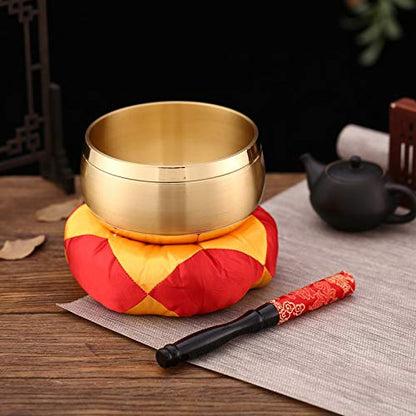 Tibetan Bowl Singing Bowl Decorative-Wall-Dishes Home Decoration Decorative Wall Dishes Tibetan Singing Bowl (Size : 15cm) ()