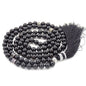 mala Beads Necklace for Women Man, mala Bracelet, Prayer Beads Necklace - color: black onyx