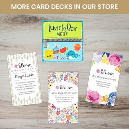 bloom daily planners Encouragement Card Deck - Cute Inspirational Quote Notecards - Set of Thirty 2" x 3.5" - Assorted Designs - color: Encouragement Cards