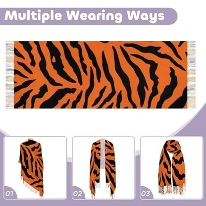 Ladies Warm Autumn Scarf Pashmina Wraps Shawl Winter Cozy - color: Picture (378)