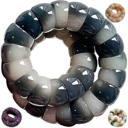 Natural Bodhi Seeds Beaded Bracelets,use forBracelet for Anxiety Relief,Protective Healing Anti-Stress Bracelet,Suitable for women and men,with gift box - color: 009