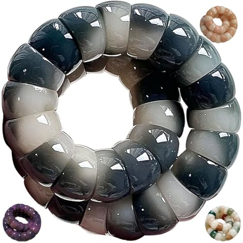 Natural Bodhi Seeds Beaded Bracelets,use forBracelet for Anxiety Relief,Protective Healing Anti-Stress Bracelet,Suitable for women and men,with gift box - color: 009