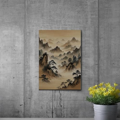 Japanese Wall Art, Minimalist Wall Art, Neutral Abstract Art, Modern Minimalist, Zen Wall Art, Zen Printed Wall Art, Japanese Art Print, Artwork Canvas Décor, Print