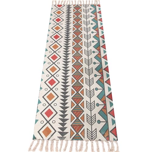 nuveti Cotton Yoga Mat - Absorbent, Grippy Tight Weave, Ashtanga & Hot Yoga Rug, Helps with Slippery Hands & Feet